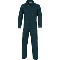 Dnc Workwear Cotton Drill Coverall - 3101 Work Wear DNC Workwear Green 77R 