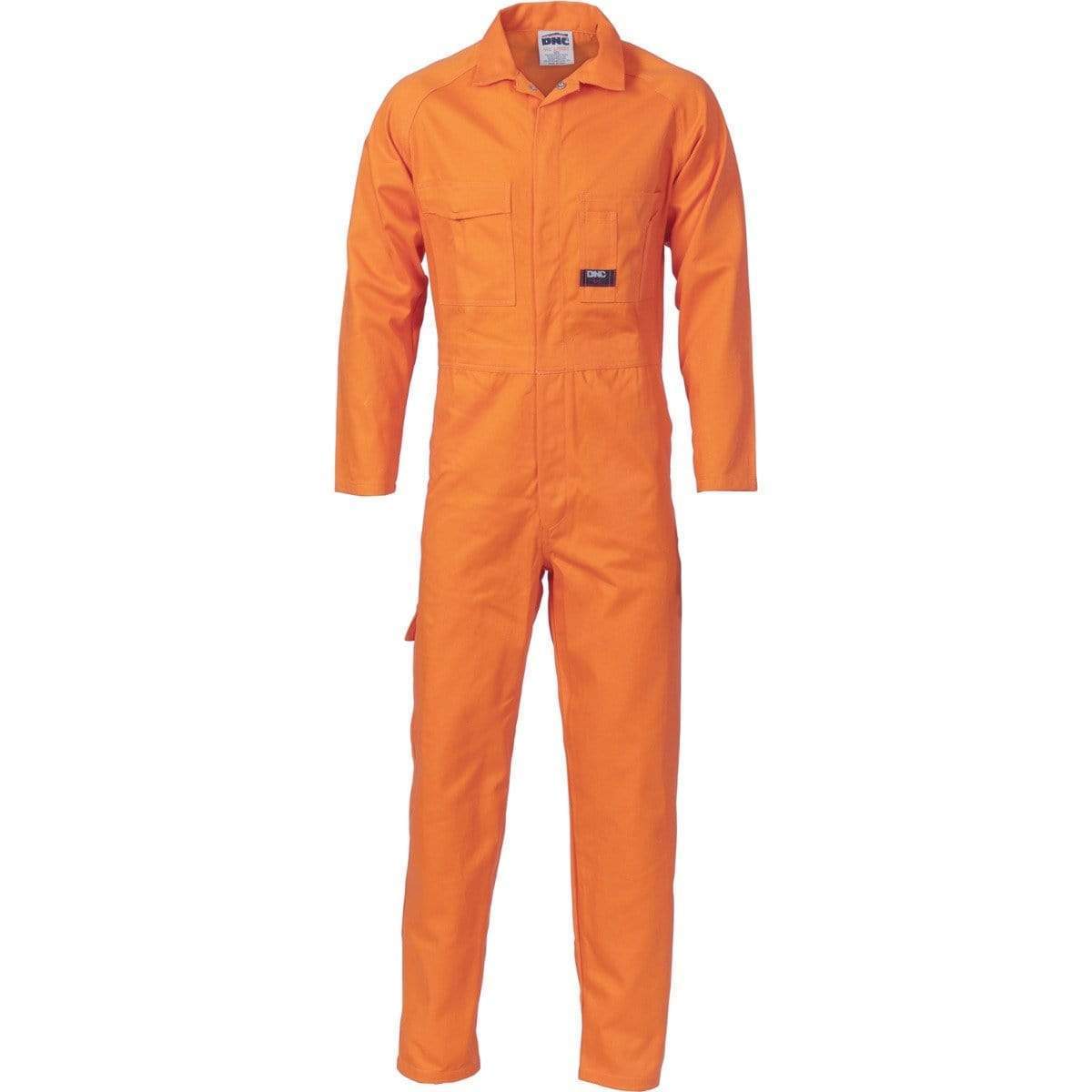 Dnc Workwear Cotton Drill Coverall - 3101 Work Wear DNC Workwear Orange 77R 