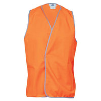 Dnc Workwear Daytime Hi-vis Safety Vest - 3801 Work Wear DNC Workwear Orange XS 