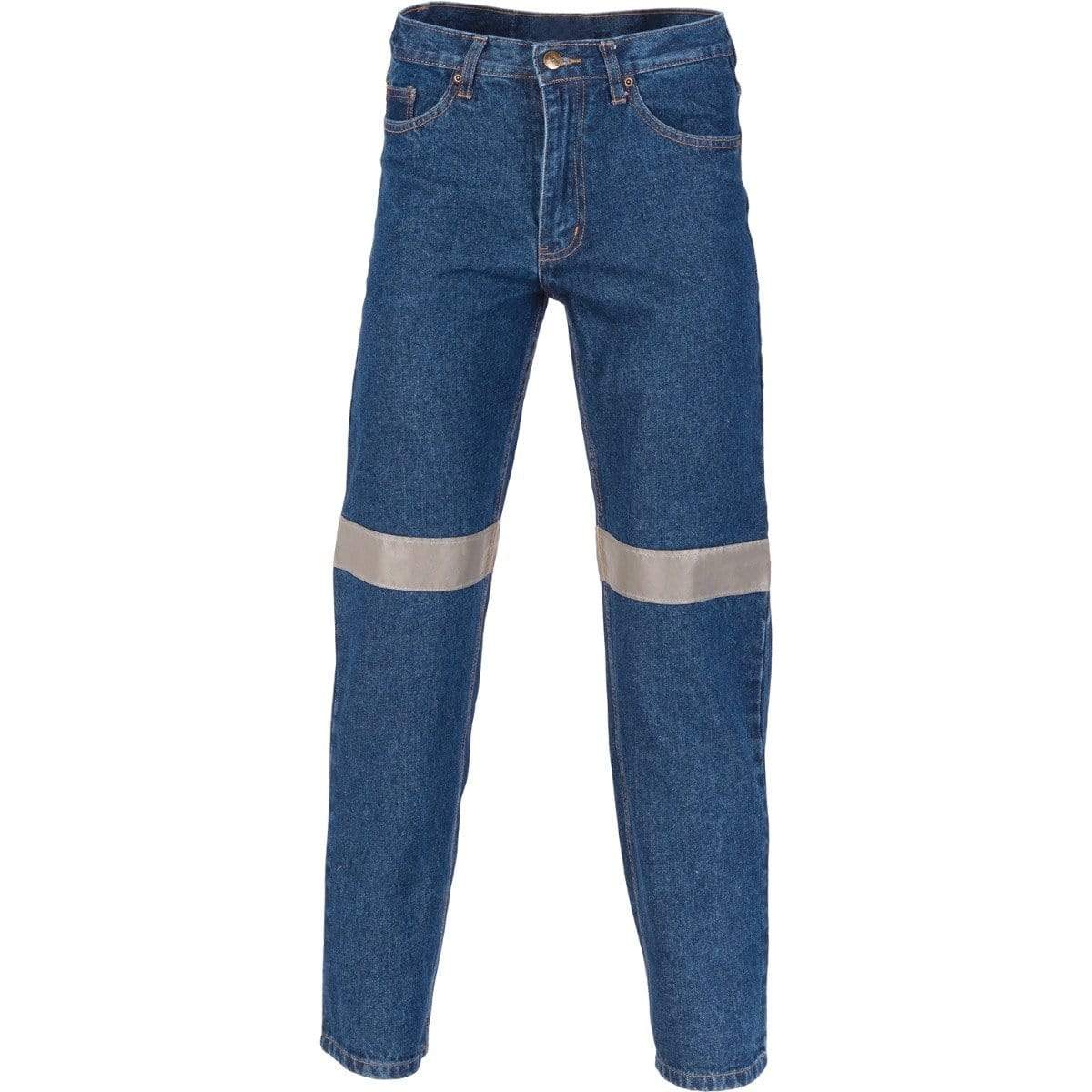 Dnc Workwear Denim Jeans With Csr Reflective Tape - 3327 Work Wear DNC Workwear Blue 72R 