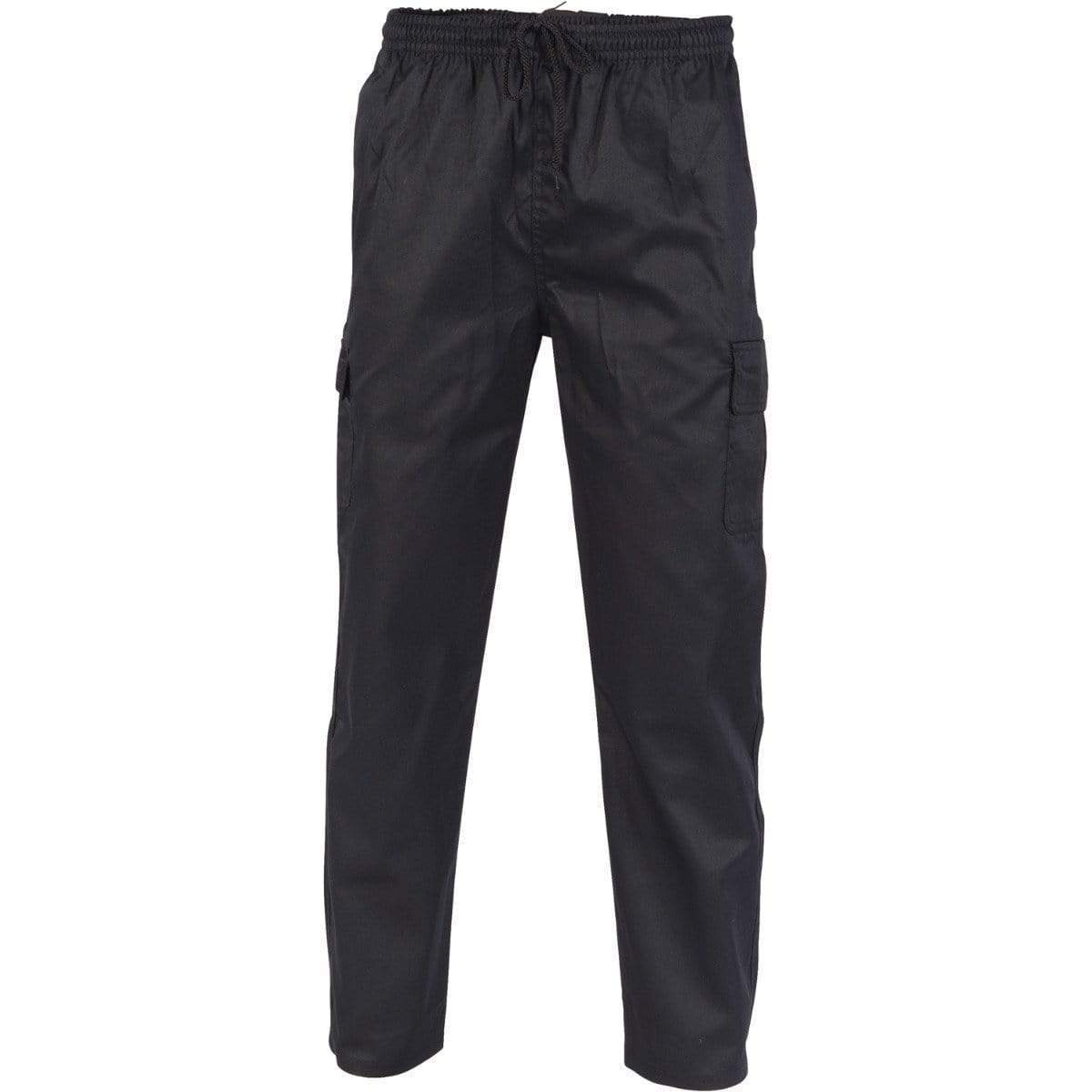 Dnc Workwear Drawstring Poly Cotton Cargo Pants - 1506 Work Wear DNC Workwear Black XS 
