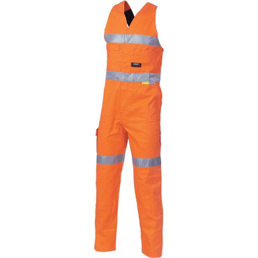 Dnc Workwear Hi-vis Cotton Action Back With 3m Reflective Tape - 3857 Work Wear DNC Workwear Orange 77R 