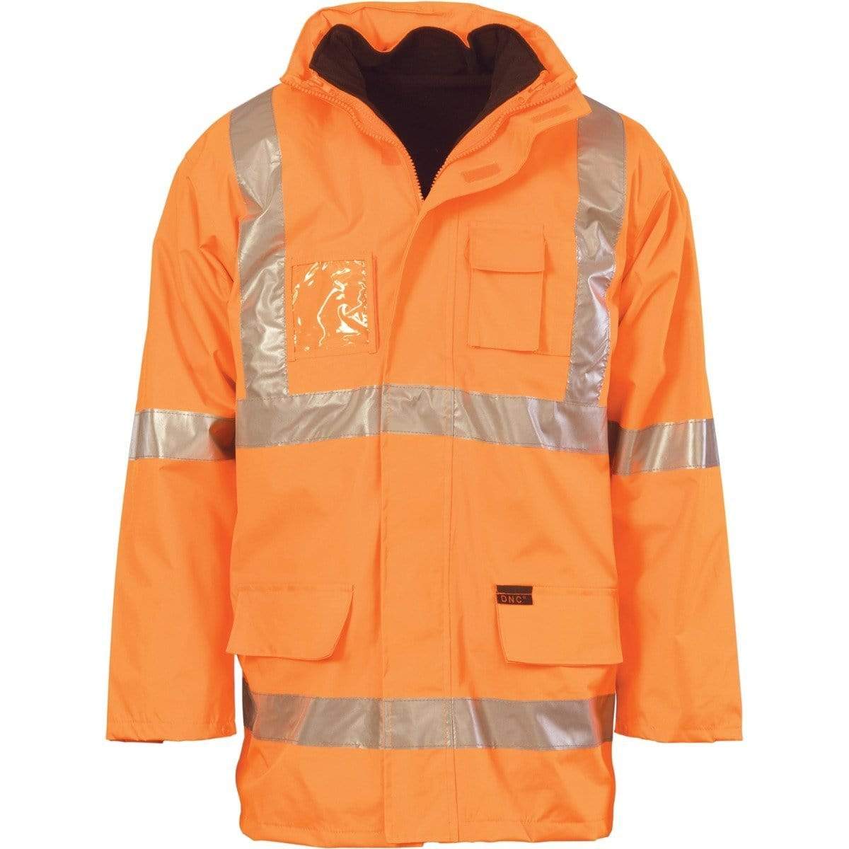Dnc Workwear Hi-vis Cross Back D/n 6-in-1 Jacke  - 3997 Work Wear DNC Workwear Orange XS 