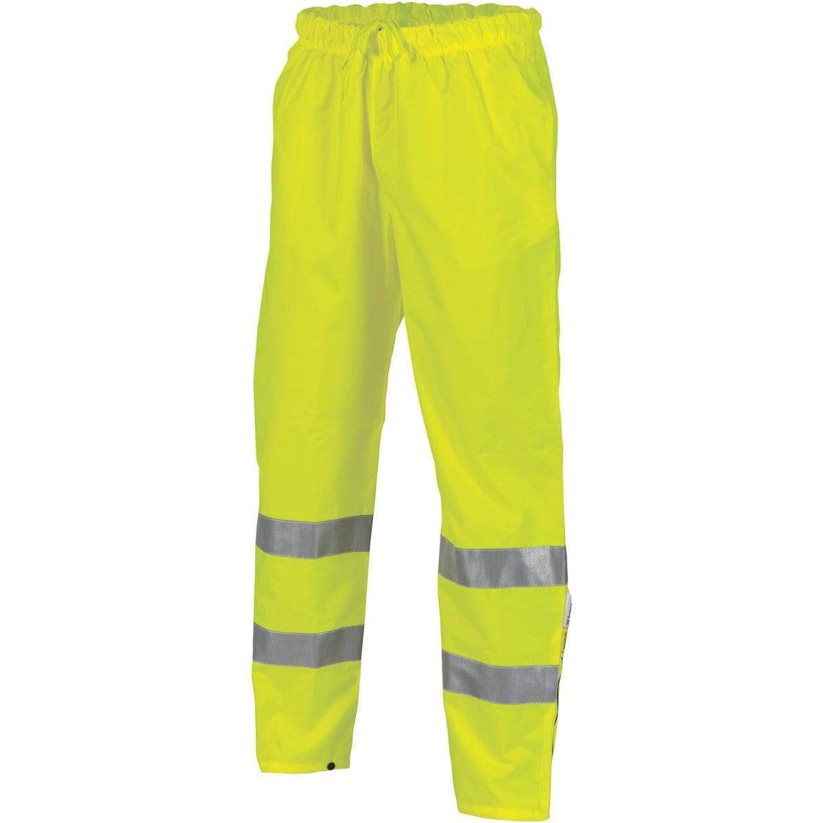 Dnc Workwear Hi-vis D/n Breathable Rain Pants With 3m Reflective Tape - 3872 Work Wear DNC Workwear Yellow S 