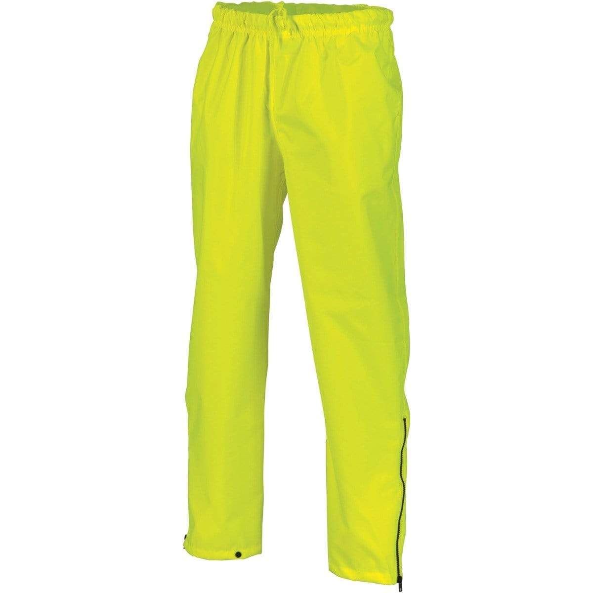 Dnc Workwear Hi-vis Day Breathable Rain Pants - 3874 Work Wear DNC Workwear Yellow S 