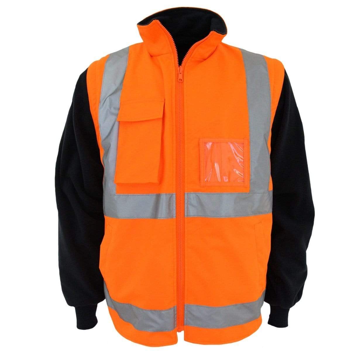 Dnc Workwear Hi-vis “h” Pattern D/n R/vest - 3965 Work Wear DNC Workwear Orange S 
