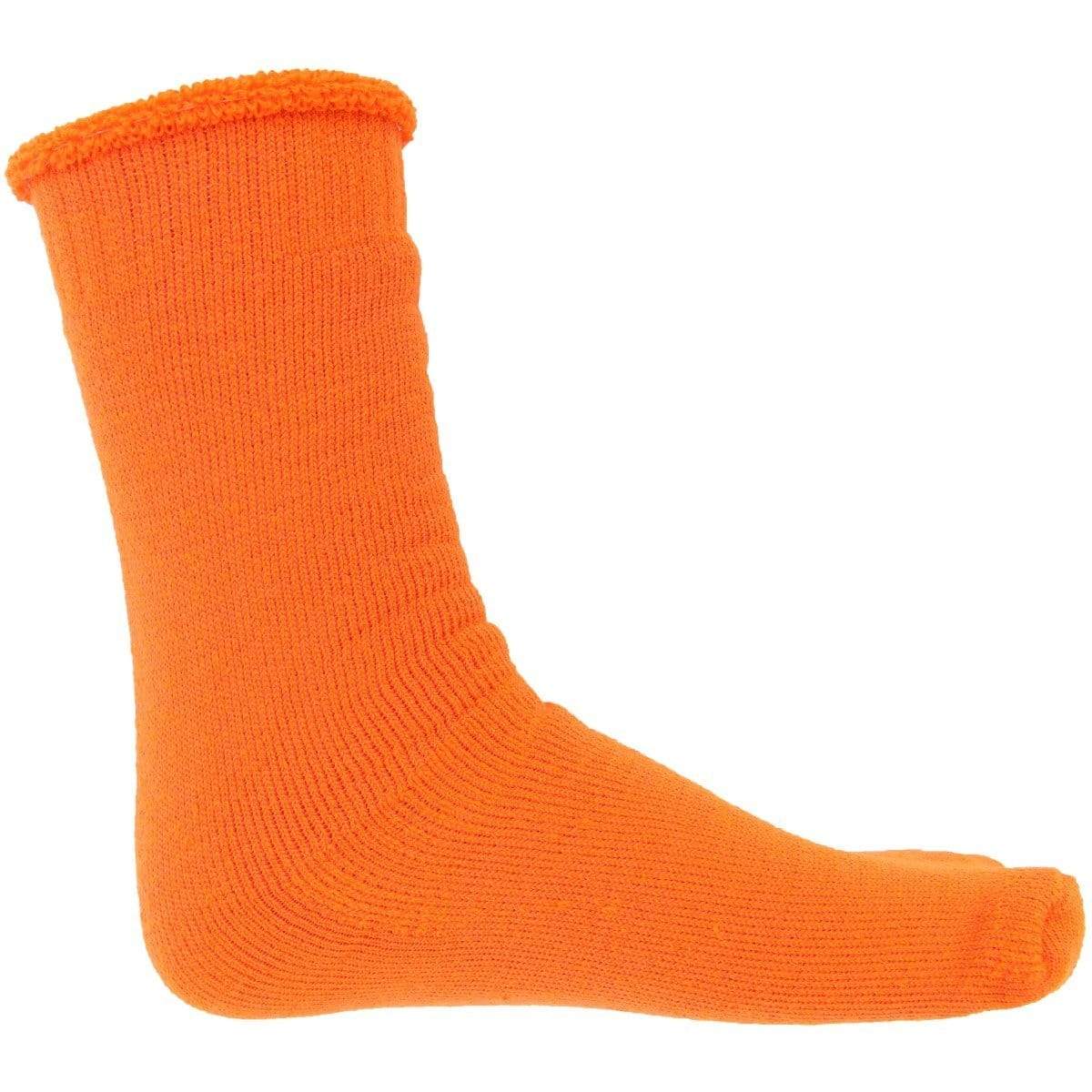 Dnc Workwear Hi-vis Woollen Socks - 3 Pair Pack - S103 Work Wear DNC Workwear Orange 12+ 