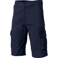 Dnc Workwear Island Duck Weave Cargo Shorts - 4533 Work Wear DNC Workwear Navy 77R 