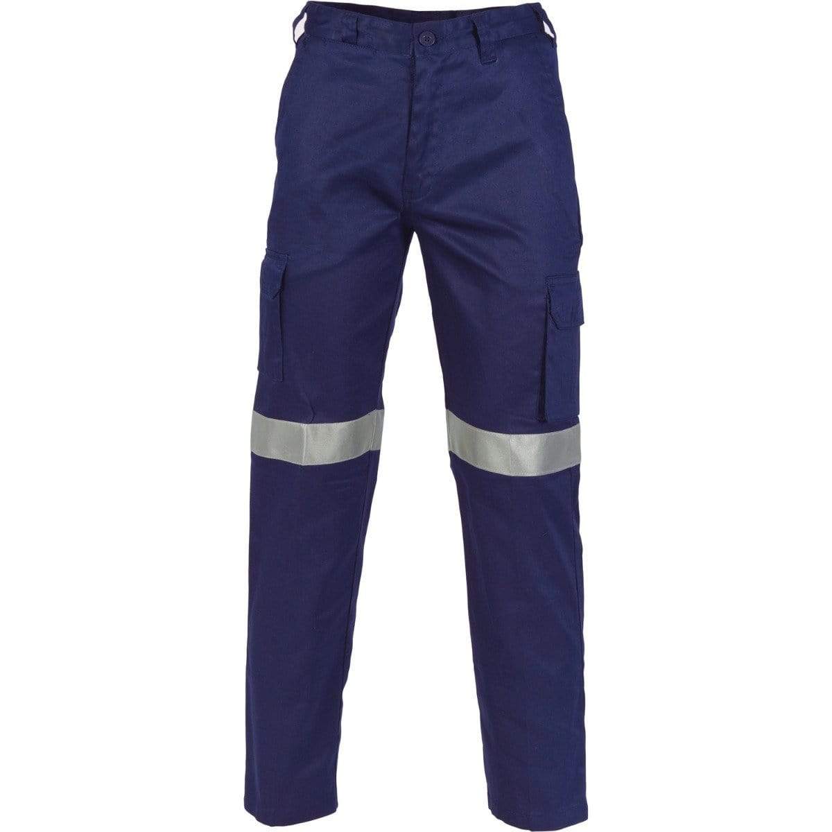 Dnc Workwear Lightweight Cotton Cargo Pants With 3m R/tape - 3326 Work Wear DNC Workwear Navy 72R 
