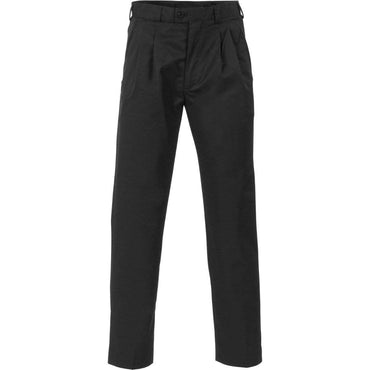 Dnc Workwear Men’s P/v Pleat Front Pants - 4502 Work Wear DNC Workwear Black 72R 