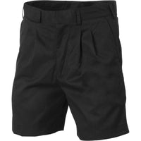 Dnc Workwear Pleat Front Permanent Press Shorts - 4501 Work Wear DNC Workwear Black 72R 