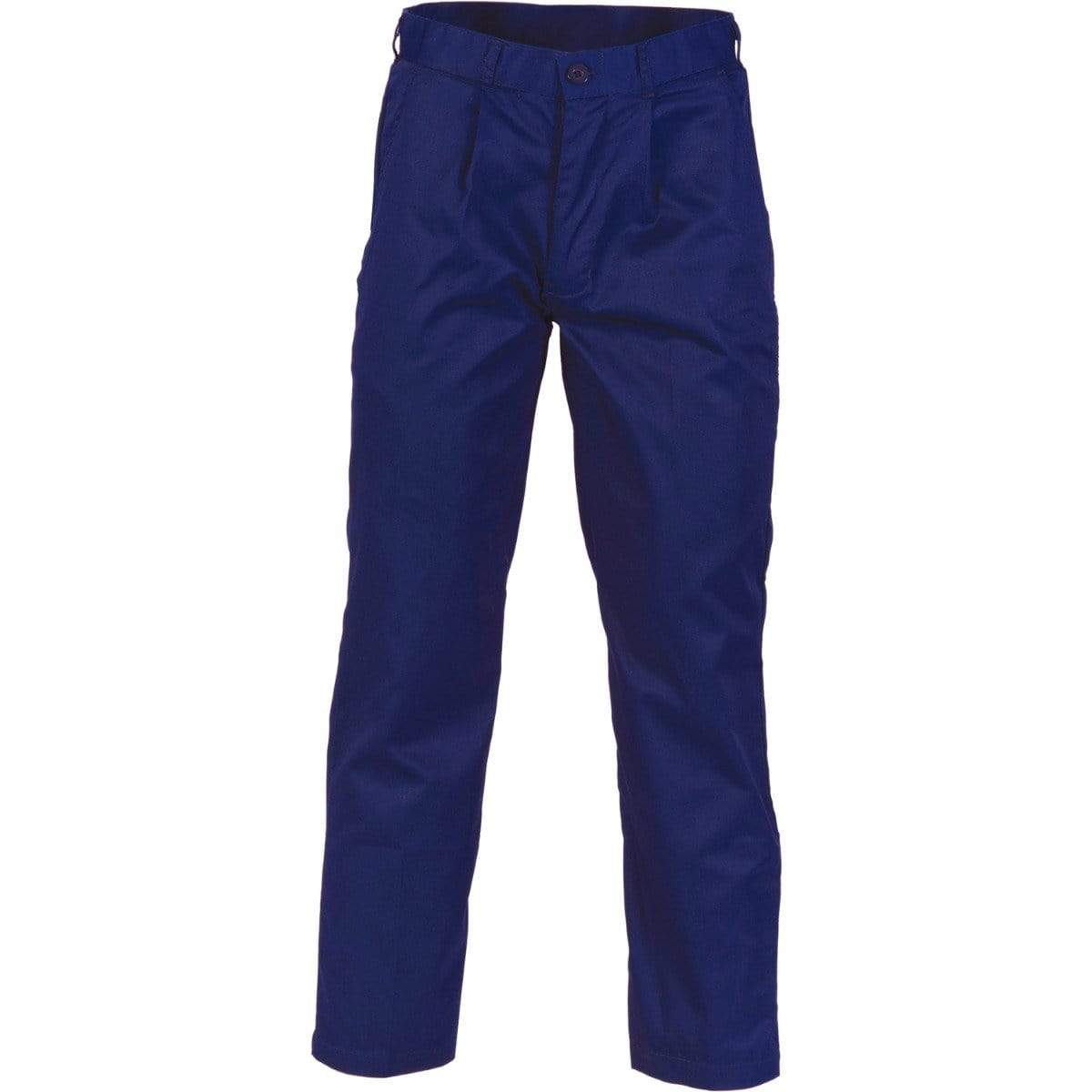 Dnc Workwear Polyester Cotton Pleat Front Work Pants - 3315 Work Wear DNC Workwear Navy 77R 