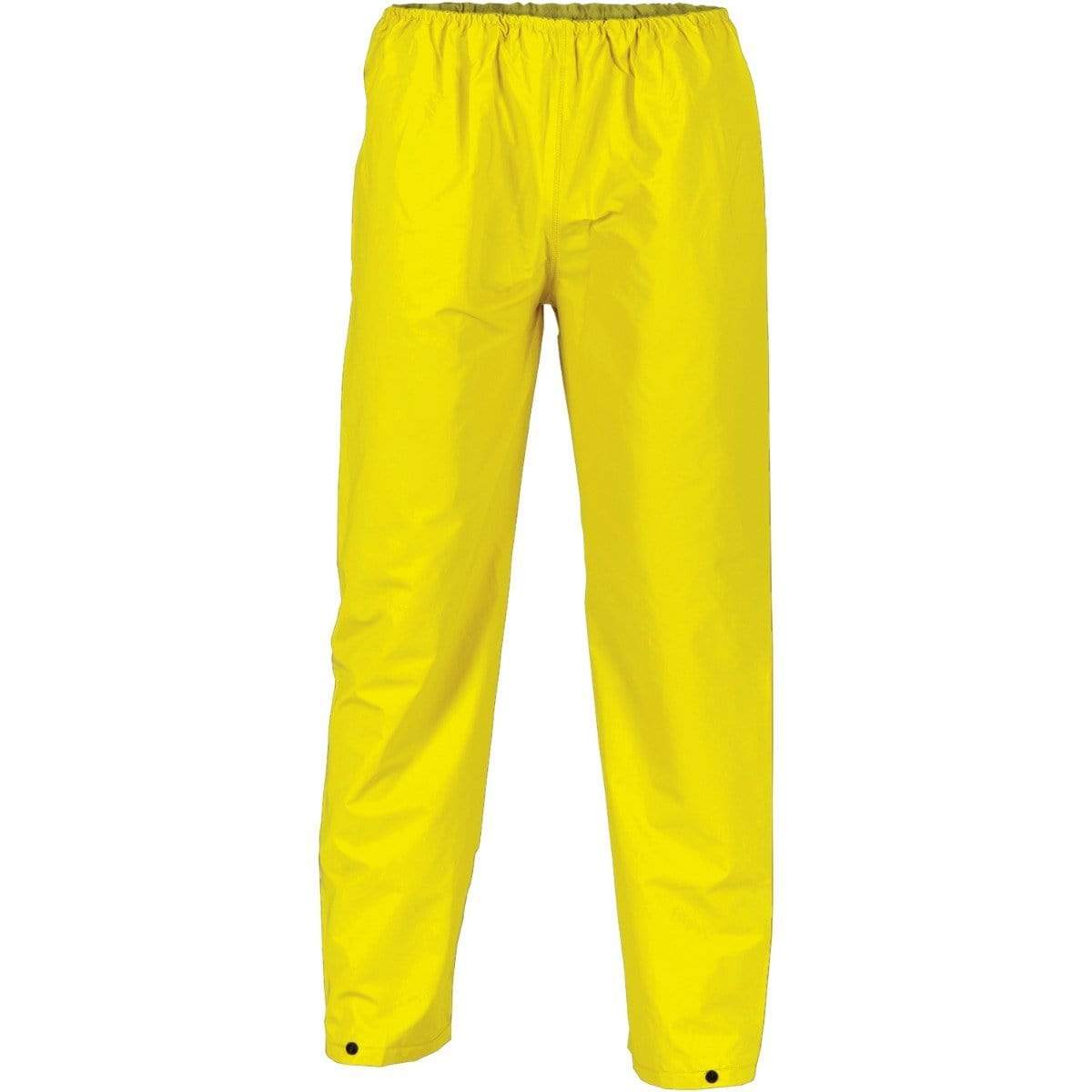 Dnc Workwear Pvc Rain Pants - 3703 Work Wear DNC Workwear Yellow S 
