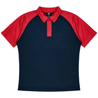 Aussie Pacific Manly Mens Polo 1318  Aussie Pacific NAVY/RED S 