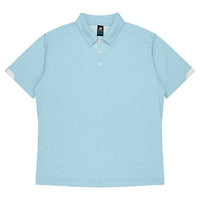 Aussie Pacific Morris Men's Polo Shirt 1317  Aussie Pacific LIGHT BLUE/WHITE S 