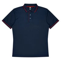 Aussie Pacific Cottesloe Kids Polo Shirt 3319  Aussie Pacific NAVY/RED 4 
