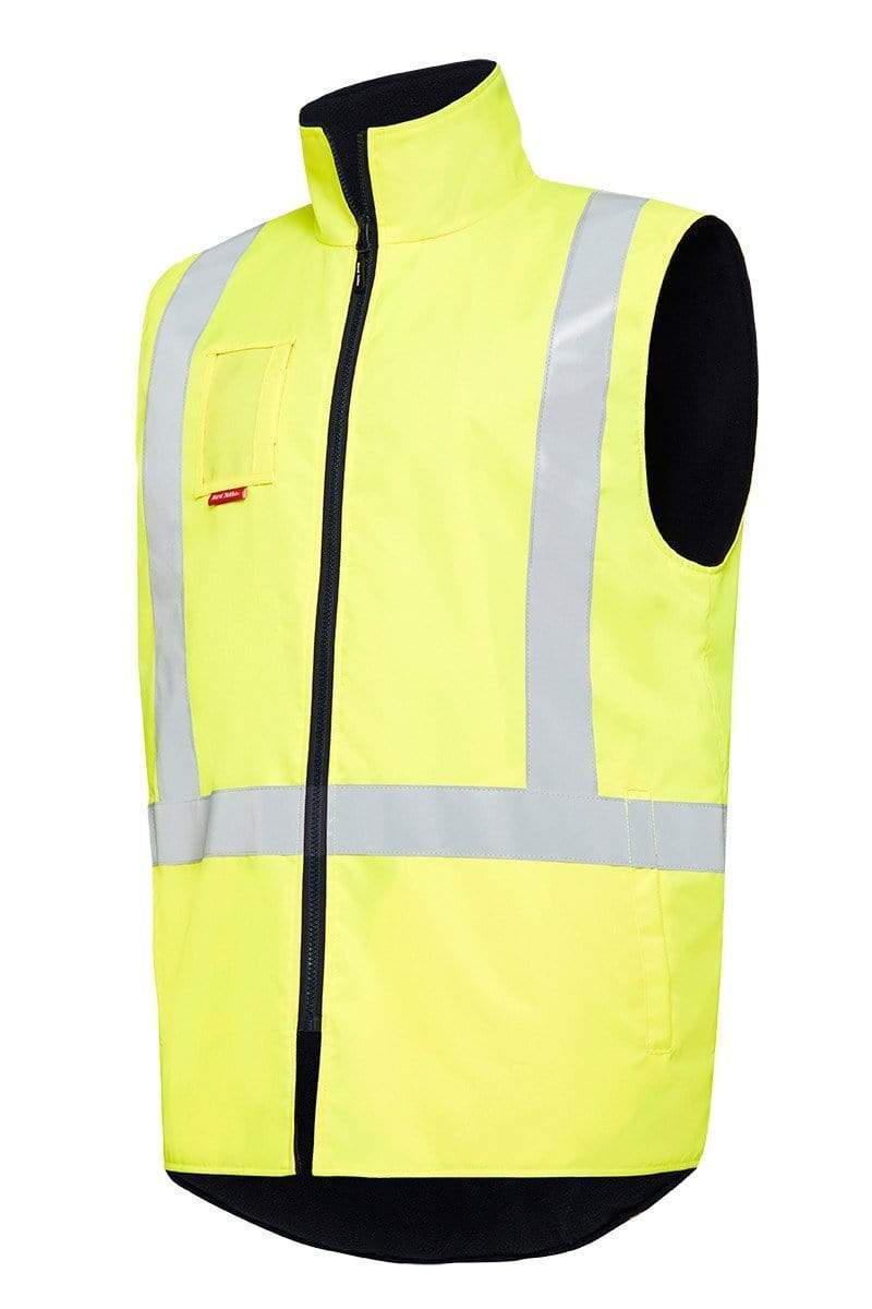 Hard Yakka Taped Hi Vis Vest Y21480 Work Wear Hard Yakka Yellow S 