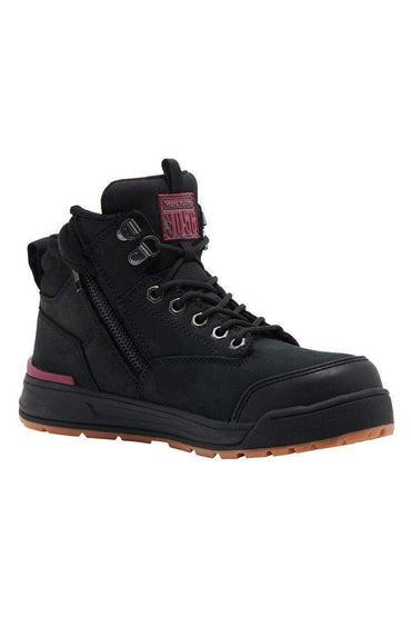 Hard Yakka Women's 3056 Side Zip Work Boot Y60245 Work Wear Hard Yakka Black 4 