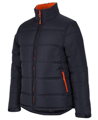 JB'S Wear Casual Wear Black/Orange / 2XS JB's puffer contrast jacket 3ACJ
