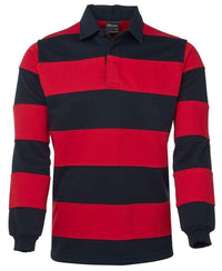 Jb's Wear Casual Wear Navy/Red / S JB'S Striped Rugby
