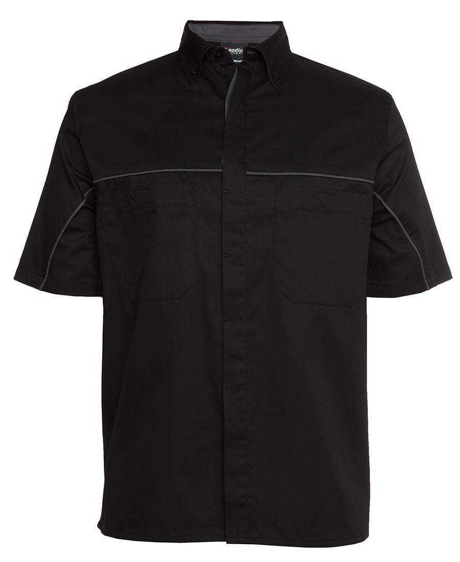 Jb's Wear Corporate Wear Black/Charcoal / S JB'S Podium Industry Shirt 4MSI