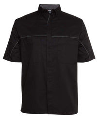 Jb's Wear Corporate Wear Black/Charcoal / S JB'S Podium Industry Shirt 4MSI