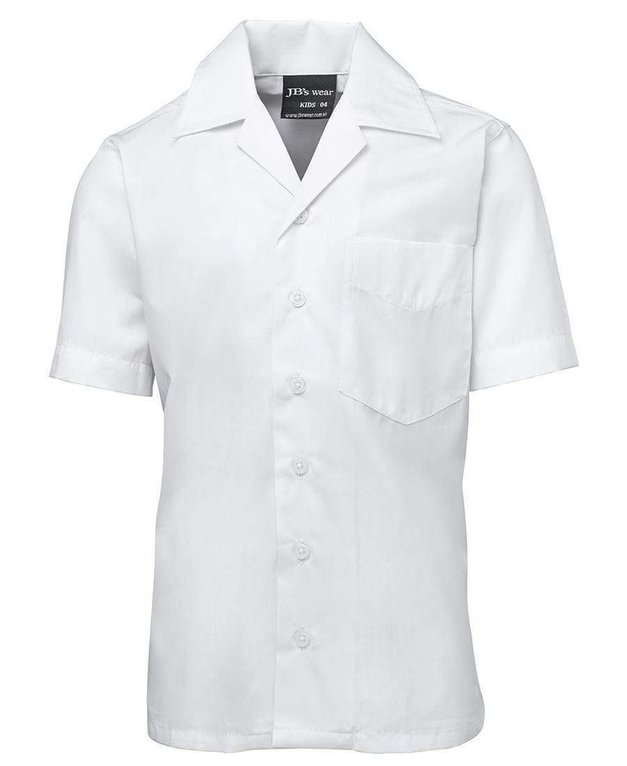 Jb's Wear Corporate Wear White / S JB'S Boys Flat Collar Shirt 4KFC