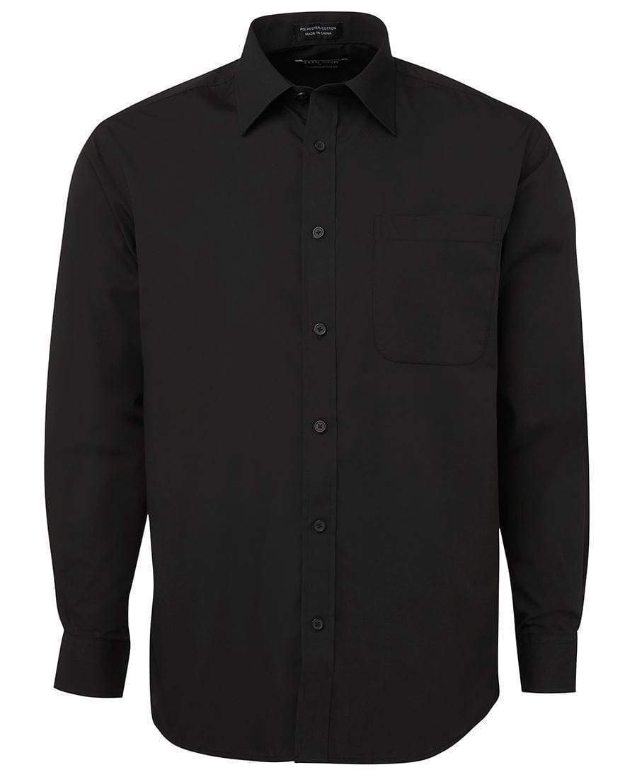 Jb's Wear Corporate Wear Black Full Sleeves / S JB'S Long Sleeve & Short Sleeve Poplin Shirt 4P