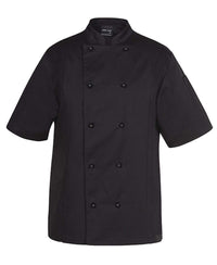 Jb's Wear Hospitality & Chefwear Black / S JB'S Vented Chef's Short Sleeve Jacket 5CVS