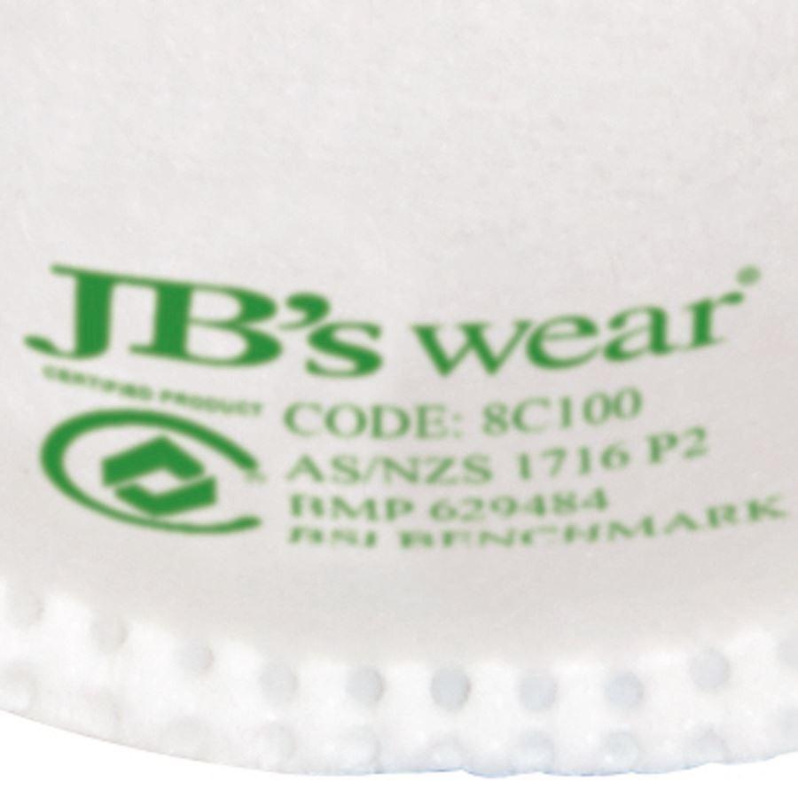 P2 Respirator (20pc) 8C100 PPE Jb's Wear   