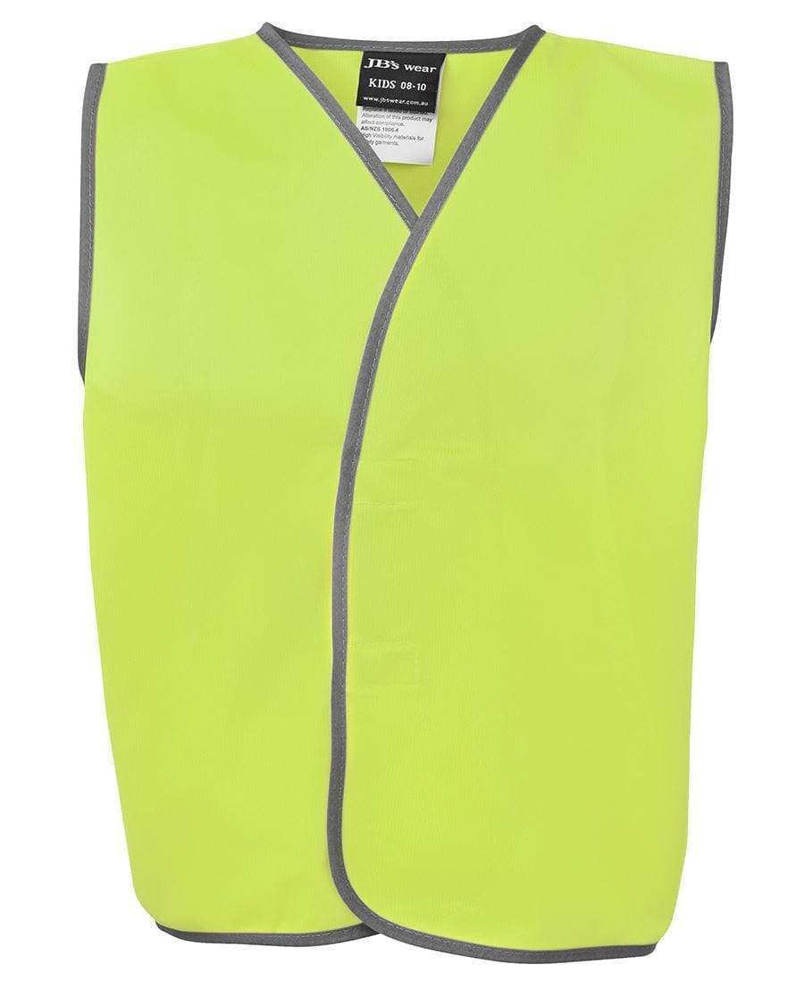 Jb's Wear Work Wear Lime / 0-02 JB'S Kids’ Hi-Vis Safety Vest 6HVSU