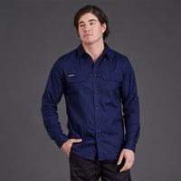 KingGee Workcool Pro Long Sleeve Work Shirt K14021  KingGee NAVY XS 