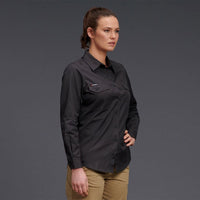 KingGee Women's Workcool 2 Shirt Long Sleeve K69880  KingGee CHARCOAL 6 