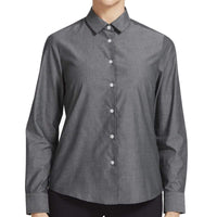 NNT Chambray Long Sleeve Shirt CATU69 Corporate Wear NNT Black/White 6 