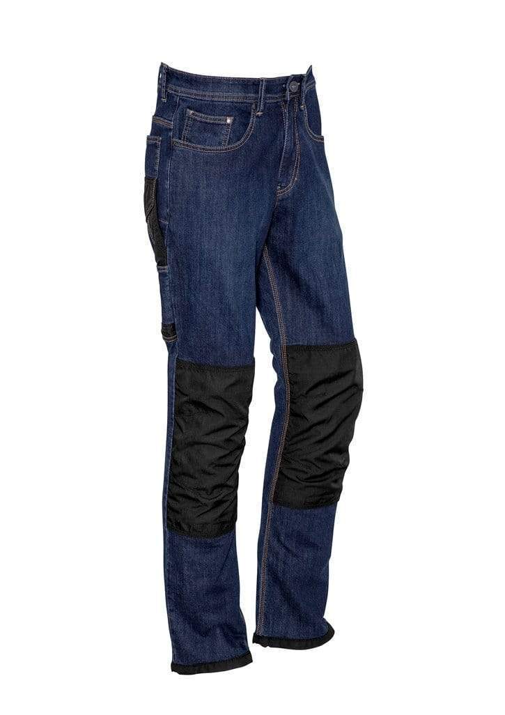 SYZMIK Men’s Heavy Duty Cordura Stretch Denim Jeans ZP508 Work Wear Syzmik Denim 72 