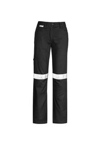 SYZMIK Women’s Taped Utility Pants ZWL004 Work Wear Syzmik Black 8 