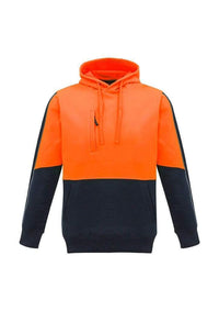 Syzmik Workwear Unisex Hi Vis Pullover Hoodie ZT484 Work Wear Syzmik XXS Orange/Navy 