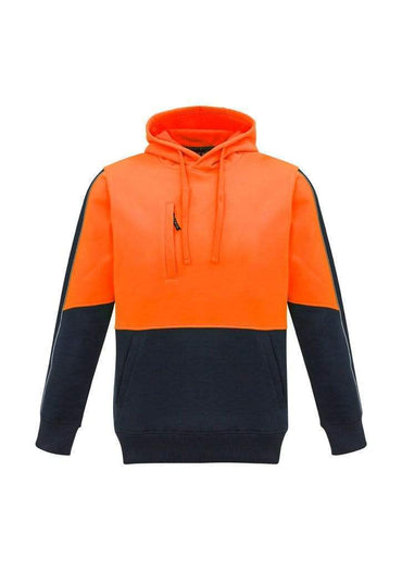 Syzmik Workwear Unisex Hi Vis Pullover Hoodie ZT484 Work Wear Syzmik XXS Orange/Navy 