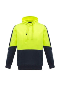 Syzmik Workwear Unisex Hi Vis Pullover Hoodie ZT484 Work Wear Syzmik XXS Yellow/Navy 