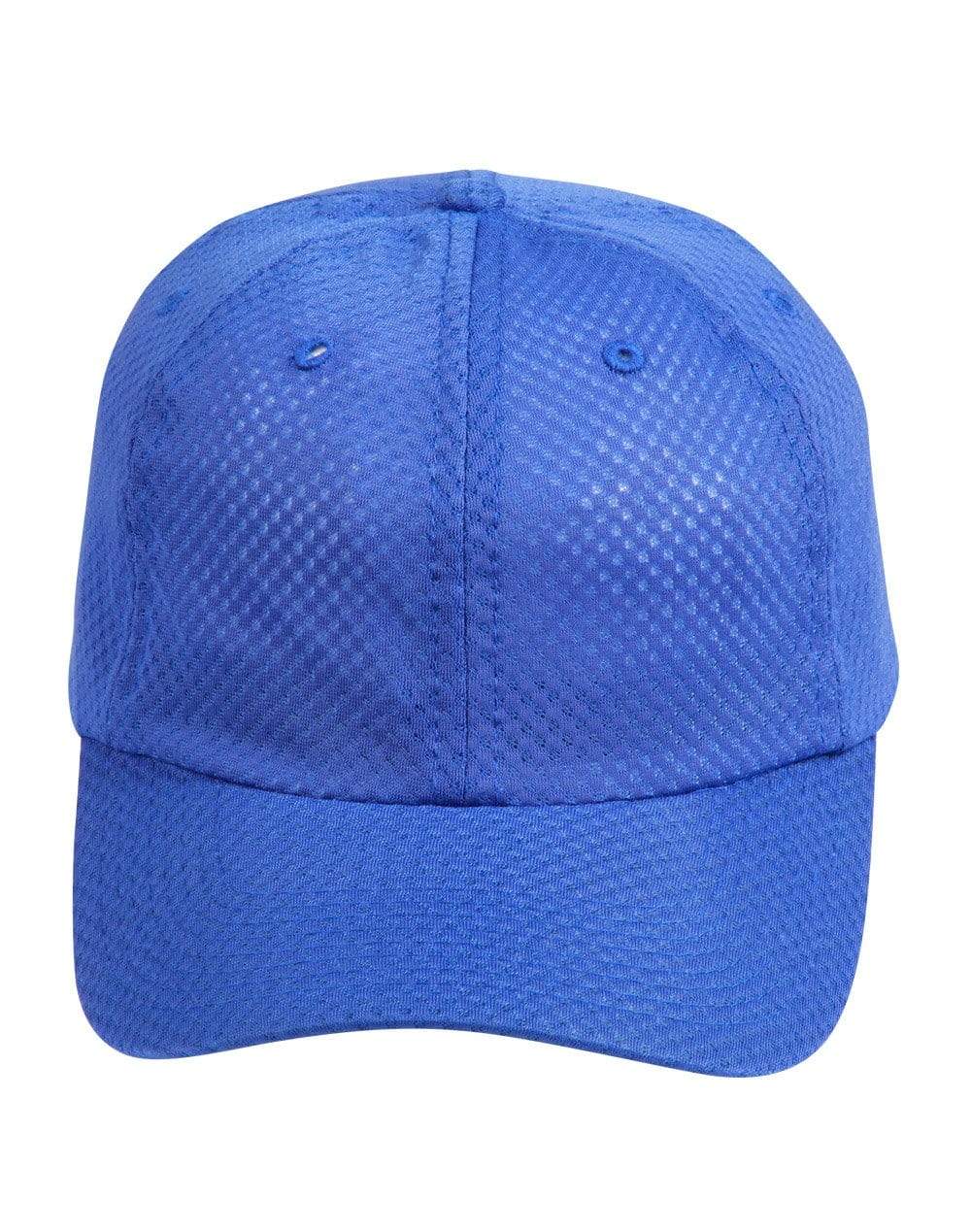 Athletic Mesh Cap CH20 Active Wear Winning Spirit Royal One size 