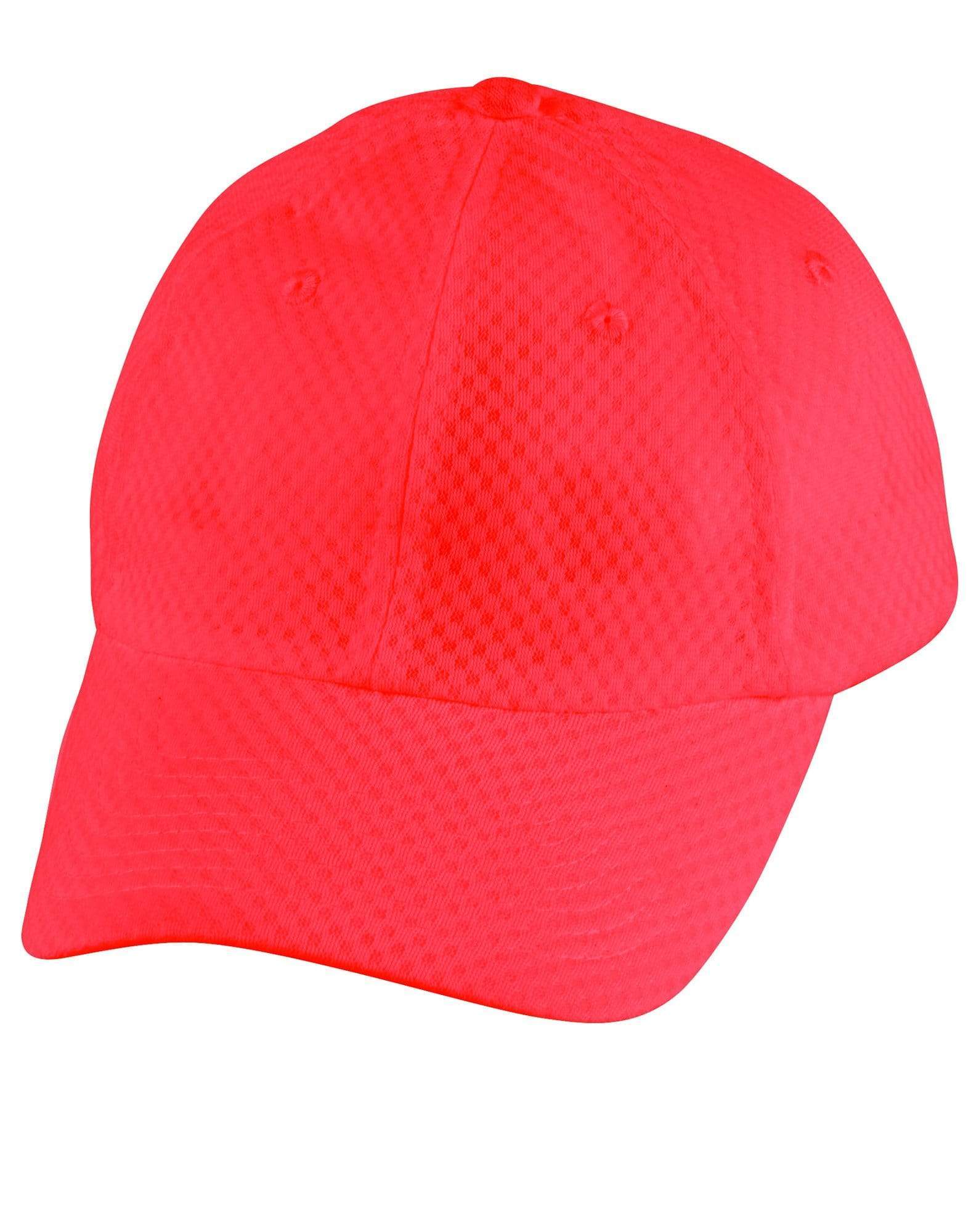 Athletic Mesh Cap CH20 Active Wear Winning Spirit Red One size 
