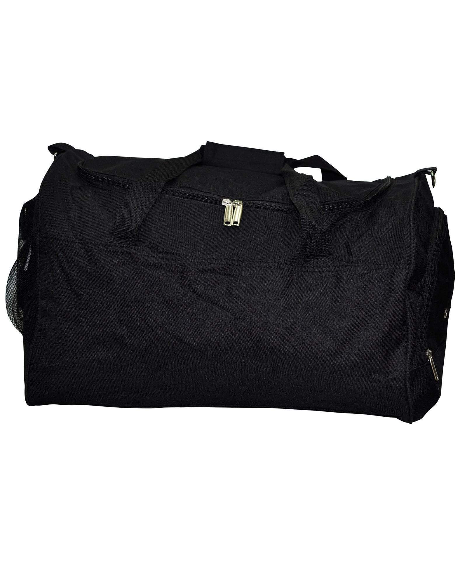 Basic Sports Bag B2000 Active Wear Winning Spirit Black "(w)51cm x (h)35cm x (d)38cm, 67.8 Litres Capacity" 