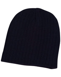 Cable Knit Beanie CH62 Active Wear Winning Spirit Navy One size 