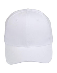 Heavy Brushed Cotton Cap Ch01 Active Wear Winning Spirit White One size 