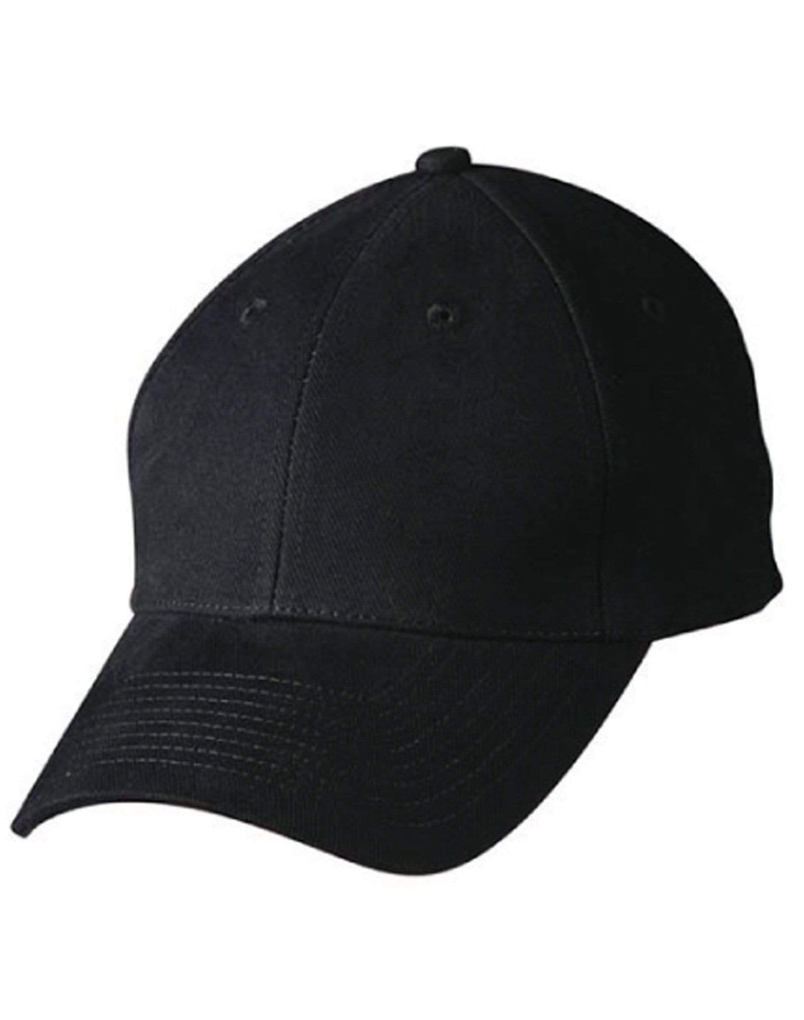 Heavy Brushed Cotton Cap With Buckle Ch35 Active Wear Winning Spirit Navy One size 
