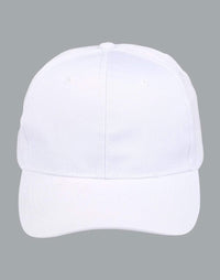 Polycotton Twill Cap Ch13 Active Wear Winning Spirit White One size 