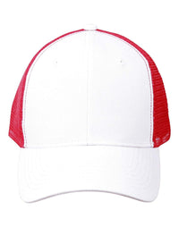 Premium Cotton Trucker Cap Ch89 Active Wear Winning Spirit White/Red One size 