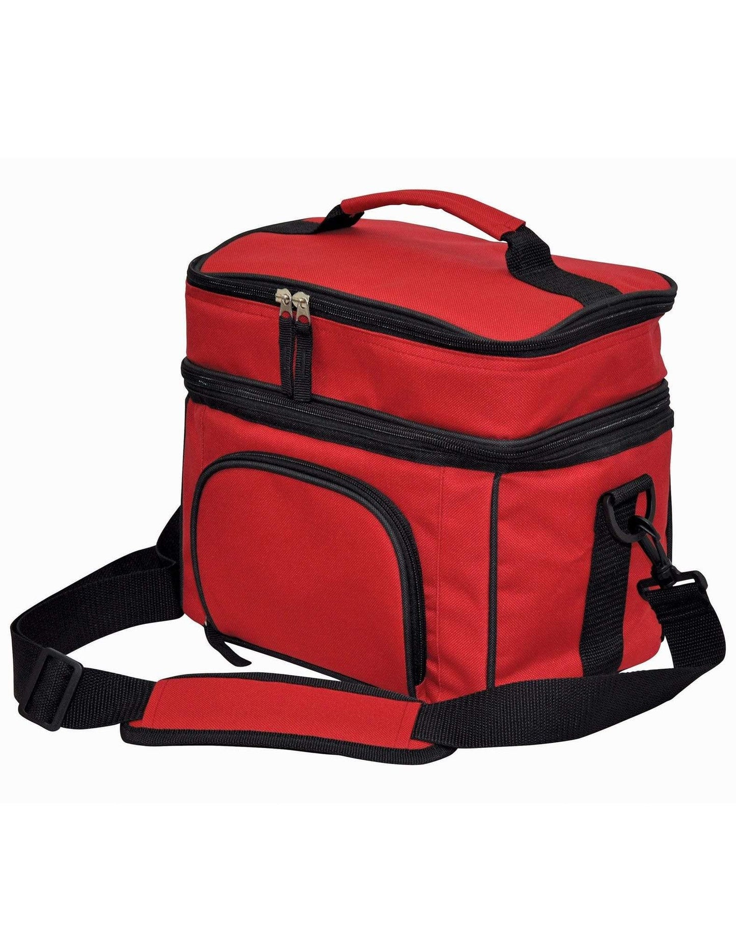 Travel Cooler Bag - Lunch/picnic B6002 Active Wear Winning Spirit Red/Black "(w)28cm x (h)25cm x (d)18cm Capacity: 12.6 Litres" 