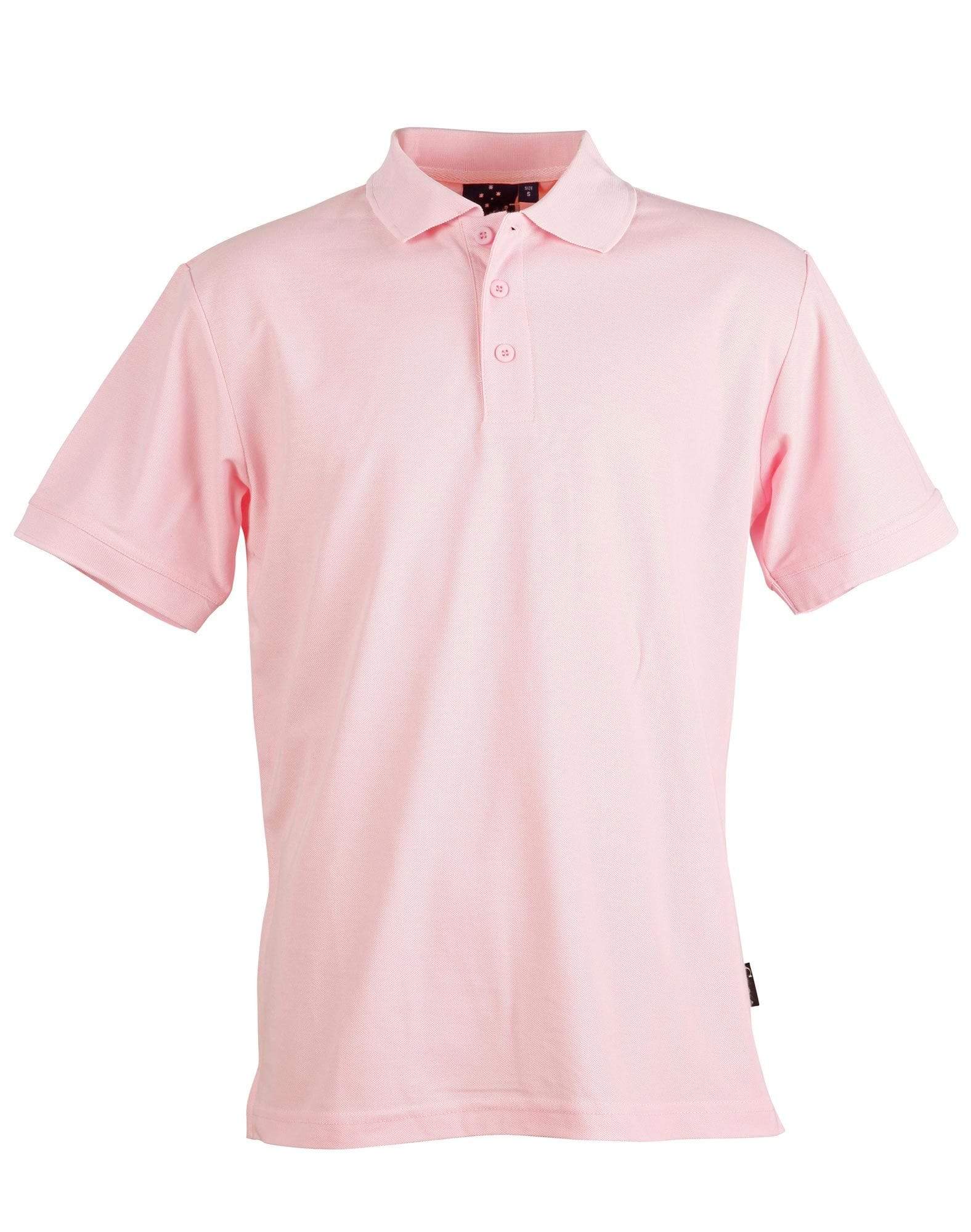 Connection Polo Men's Ps63 Casual Wear Winning Spirit Light Pink S 