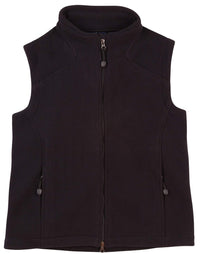 Diamond Fleece Vest Ladies' Pf10 Casual Wear Winning Spirit Black 8 